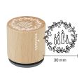 Woodies Rubber Stamp - 4 candles