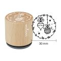Woodies Rubber Stamp - Christmas ball
