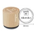Woodies Rubber Stamp - Thanks