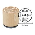 Woodies Rubber Stamp - LEARN learn LEARN