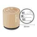 Woodies Rubber Stamp - Date