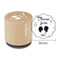 Woodies Rubber Stamp - Please join us