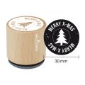 Woodies Rubber Stamp - Merry Xmas