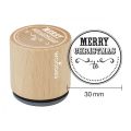 Woodies Rubber Stamp - Merry Christmas To...