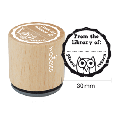 Woodies Rubber Stamp - From the Library of