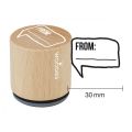 Woodies Rubber Stamp - From...