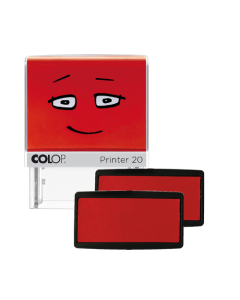 Encrier - brave red - 2 pièces