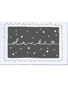 Tampon May & Berry - Briefmarke - Danke