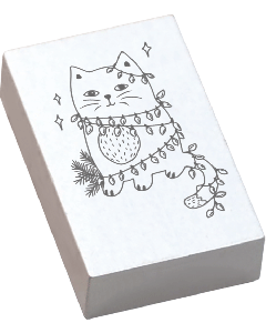 Sello May & Berry - Gato de Navidad