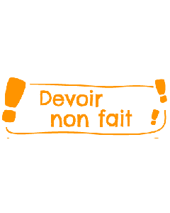 NIO School - Devoir non fait - shiny orange