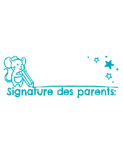 NIO School - Signature des parents - fresh mint