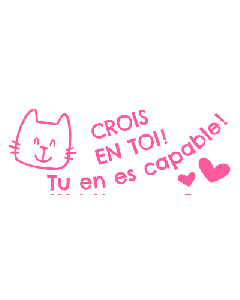 NIO School - Crois en toi - shiny pink