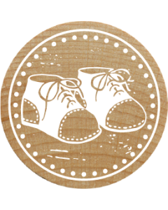 Sello Woodies - Zapatos de bebé