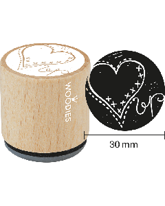 Woodies Stamp - Heart