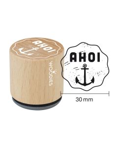 Woodies Motivstempel - Ahoi