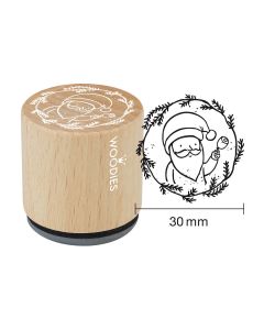 Woodies Rubber Stamp - Santa claus