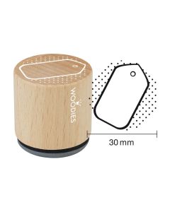 Woodies Rubber Stamp - Tag