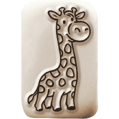 Ladot stone - medium - Giraffe