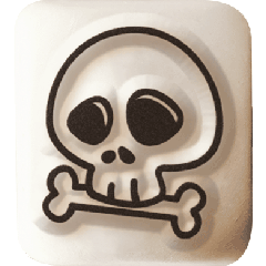 Ladot stone - small - Skull