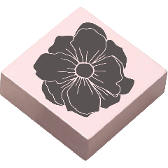 Tampon May & Berry - Fleur foncée