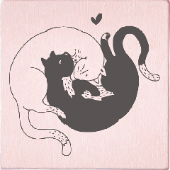 May & Berry Stamp - Cats
