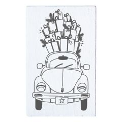 May & Berry Stamp - Car with gifts