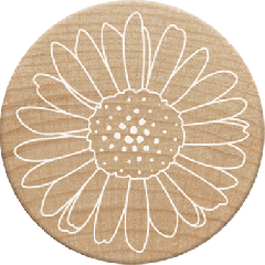 Woodies Stempel - Sonnenblume