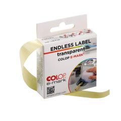 e-mark® endless label transparent