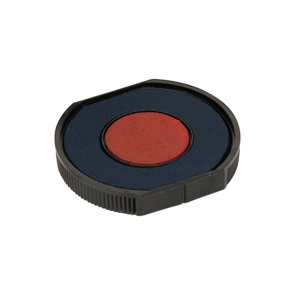 COLOP Spare Pads 2-Coloured Pad E/R 45/2 blue-red