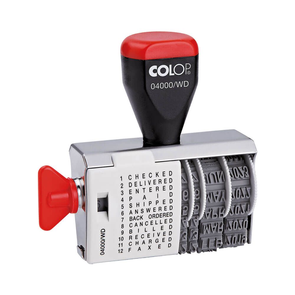 COLOP Bant Kaşe 04000/WD Word-Tarih Kaşesi