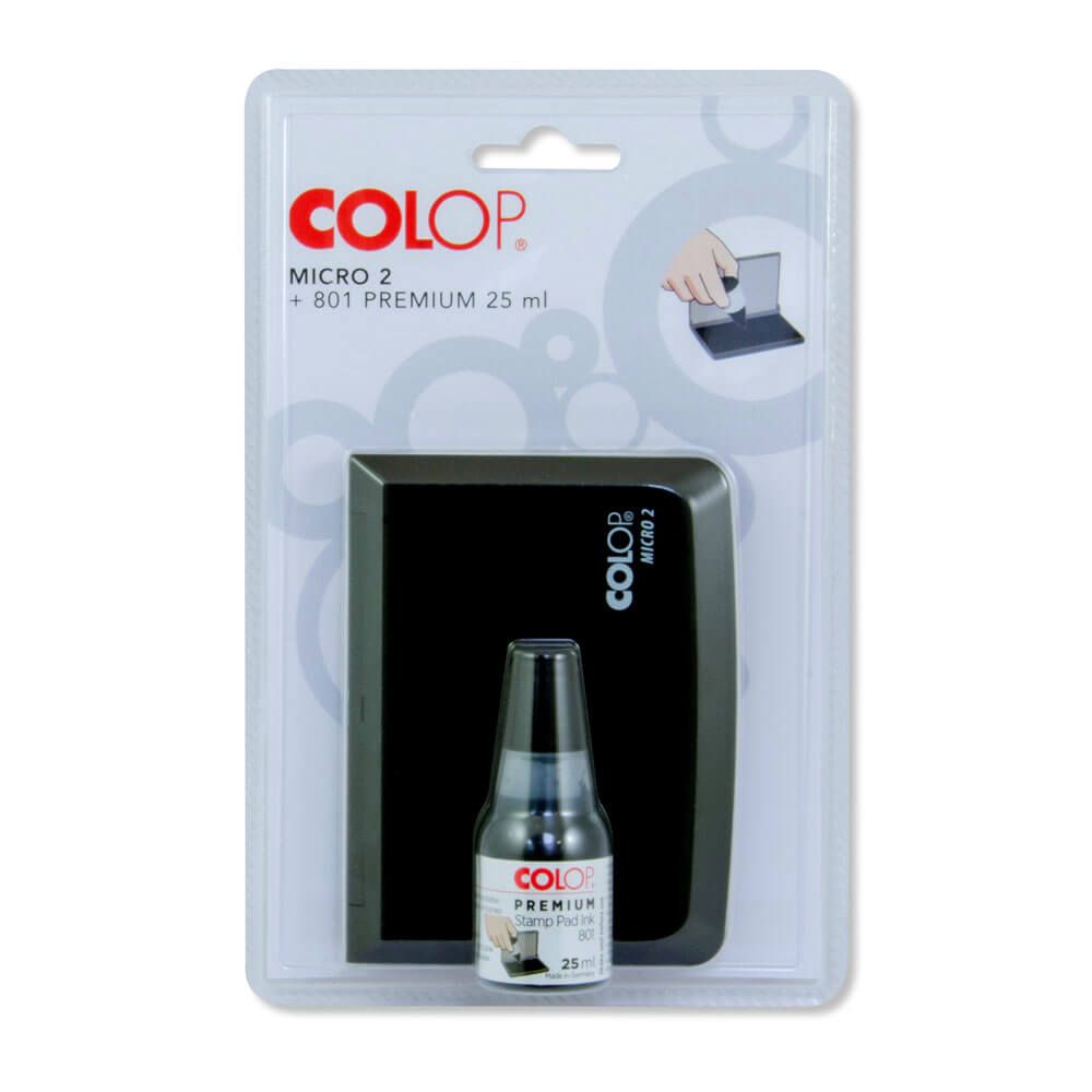 COLOP Stamp Pads Pad Micro 2 + refill ink