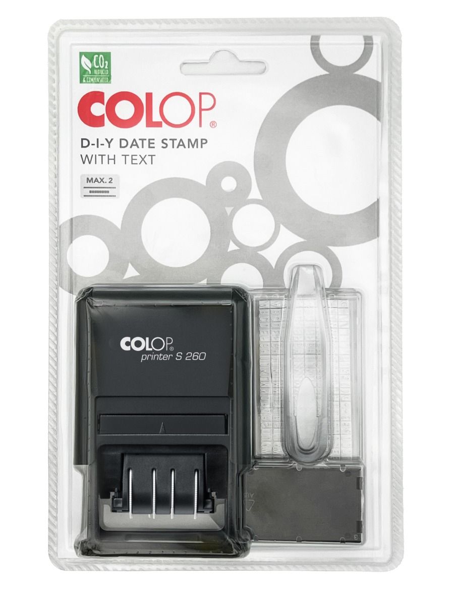COLOP Printer Line S 260 Tarih Kaşesi SET