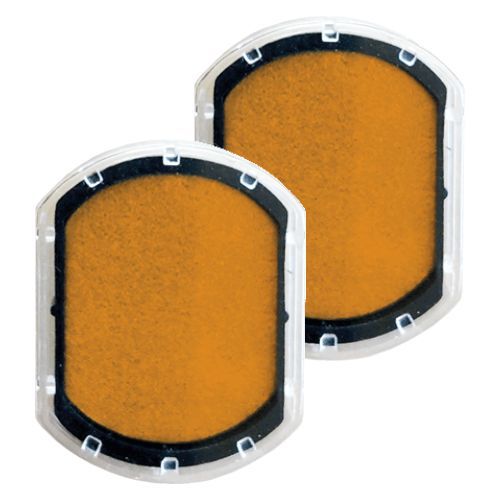 Spare Pad - shiny orange - 2 pieces - round