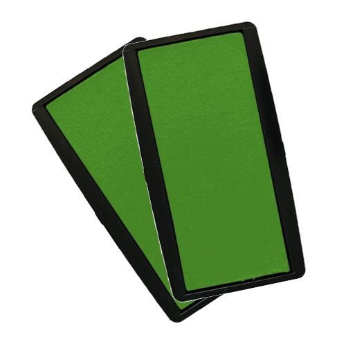 Spare Pad - smooth green - 2 pieces