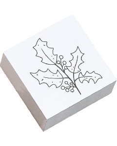 May & Berry Stamp - Holly Branch