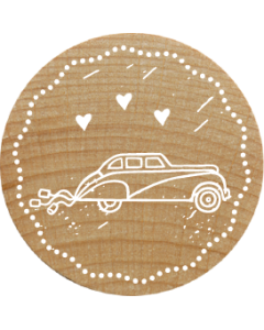 Woodies Stamp - Wedding car