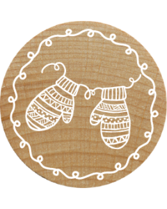 Woodies Stamp - Mitten