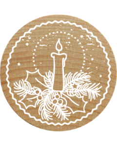 Woodies Stamp - Candle