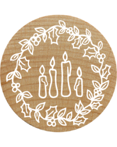Tampon Woodies - 4 bougies