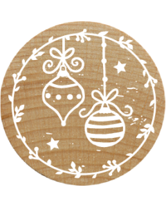 Sello Woodies - Bola de Navidad