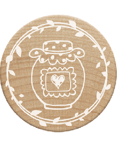 Woodies Stamp - Jam Jar