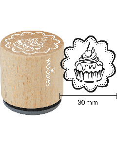 Woodies Stamp - Cupcake