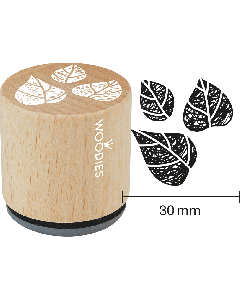 Woodies Stamp - 3 leaves