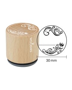 Woodies Rubber Stamp - Ornament