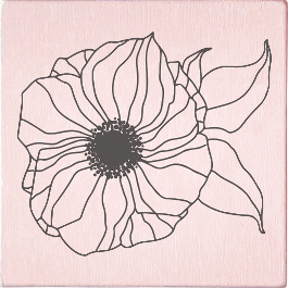 May & Berry Stempel - Blume groß
