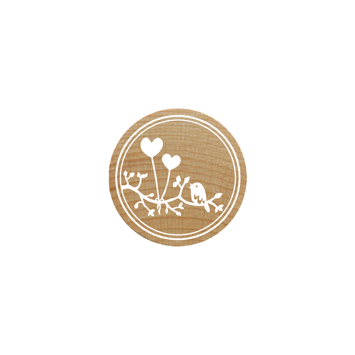 Woodies Kaşe - Kalp Balon 2