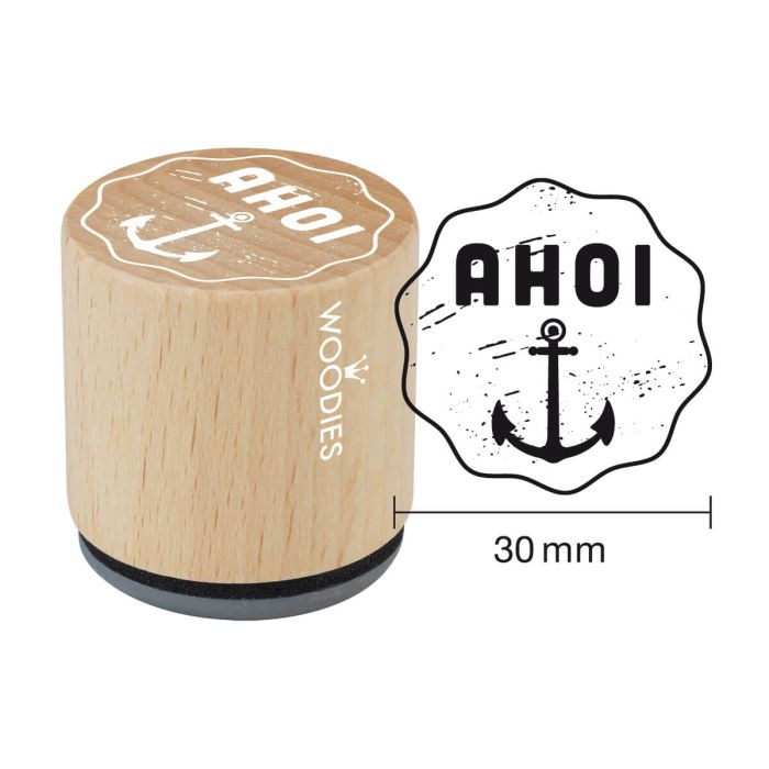 Woodies Motivstempel - Ahoi