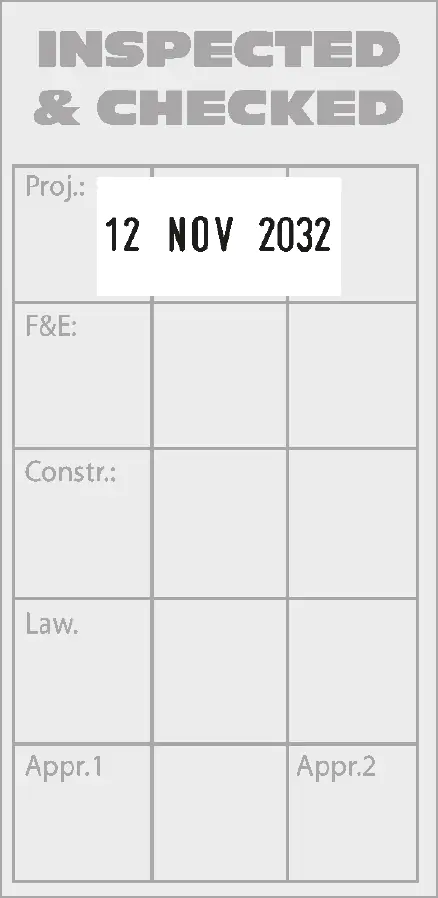 COLOP 60 Yüksek Tarih Kaşesi imprint