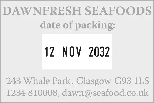 COLOP 53 Tarih Kaşesi imprint