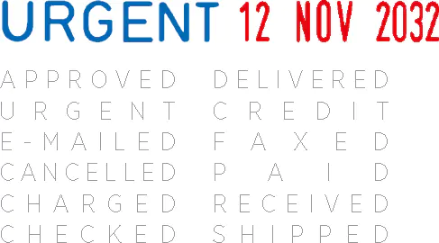 COLOP S 120/WD Mini Line Tarih Kaşesi baskı